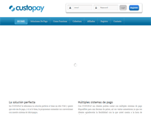 Tablet Screenshot of custopay.com